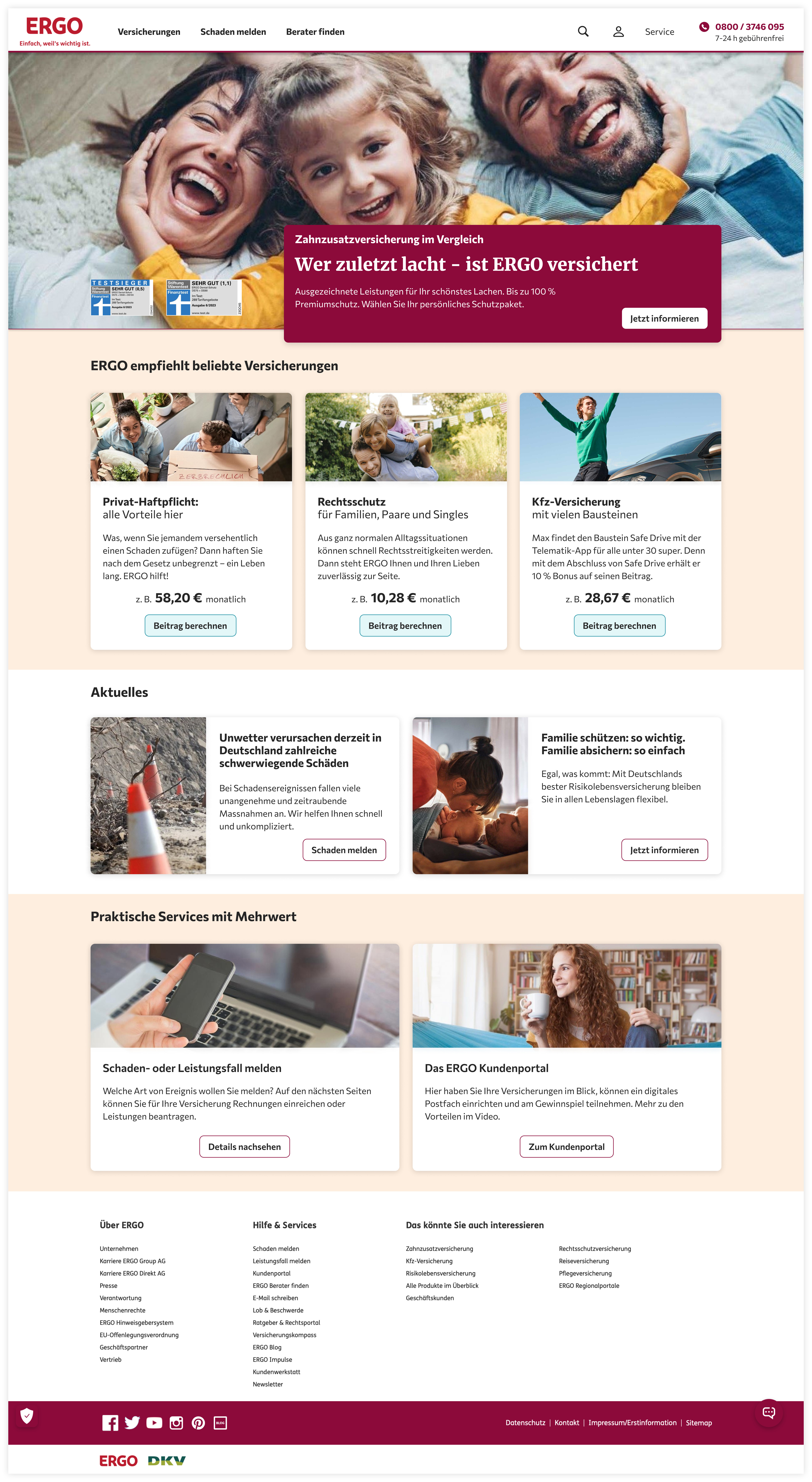 Laptop with Ergo Homepage